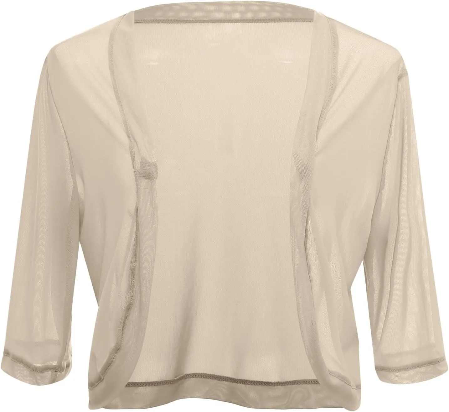 2023 Womens Sweater Cropped Cardigan 3/4 Sleeve Shrugs for Dresses Tops Fall Lightweight Soft Cardigans Capes Bolero Shrug