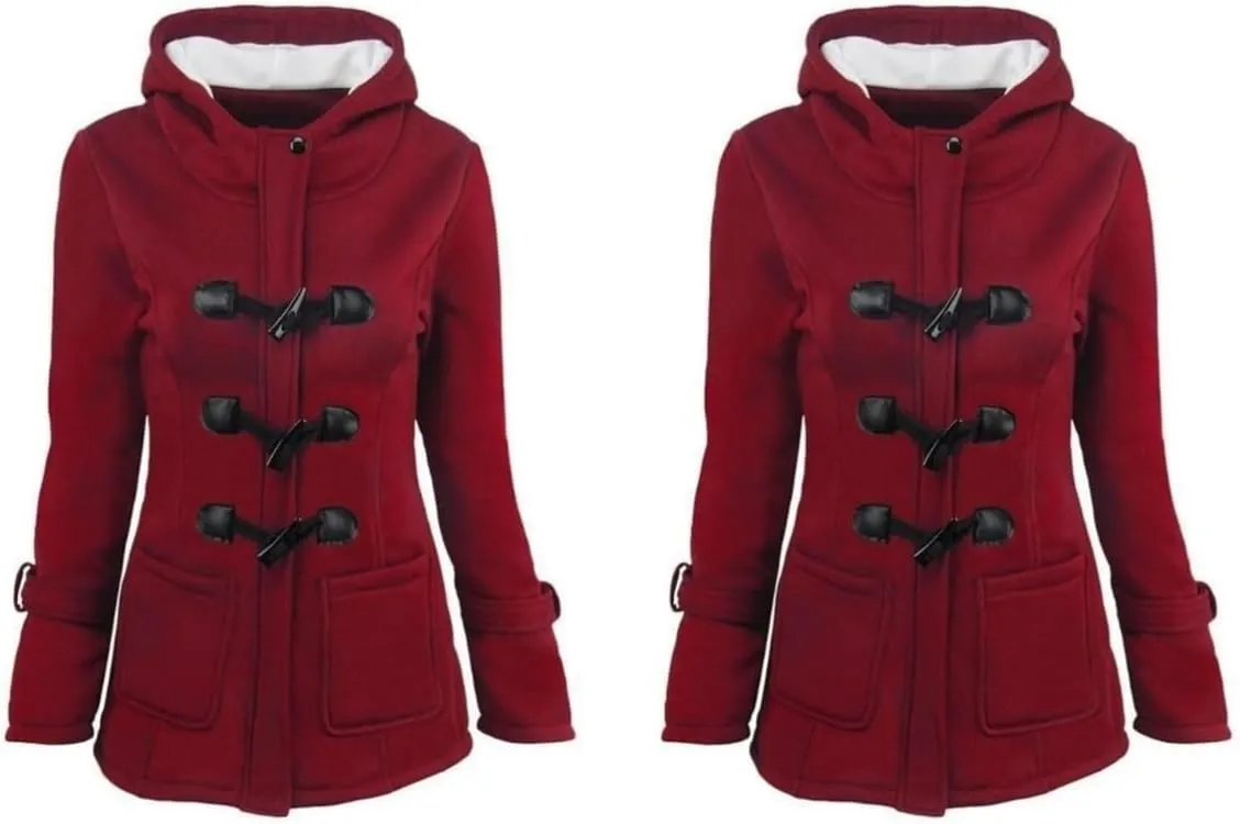 2pcs Warm Coat Casual Coats for Women Black Coats Daugter Thermal Coats for Women Women's Heated Coat