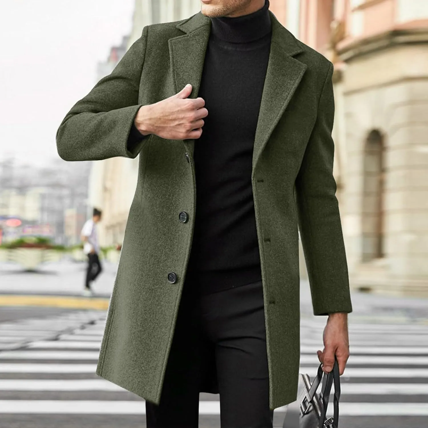 Black Sweatshirt Short Thick Hooded Leather Jacket Zipper Lapel Vintage Autobike Coat Warm Daily Top Mens Flannel