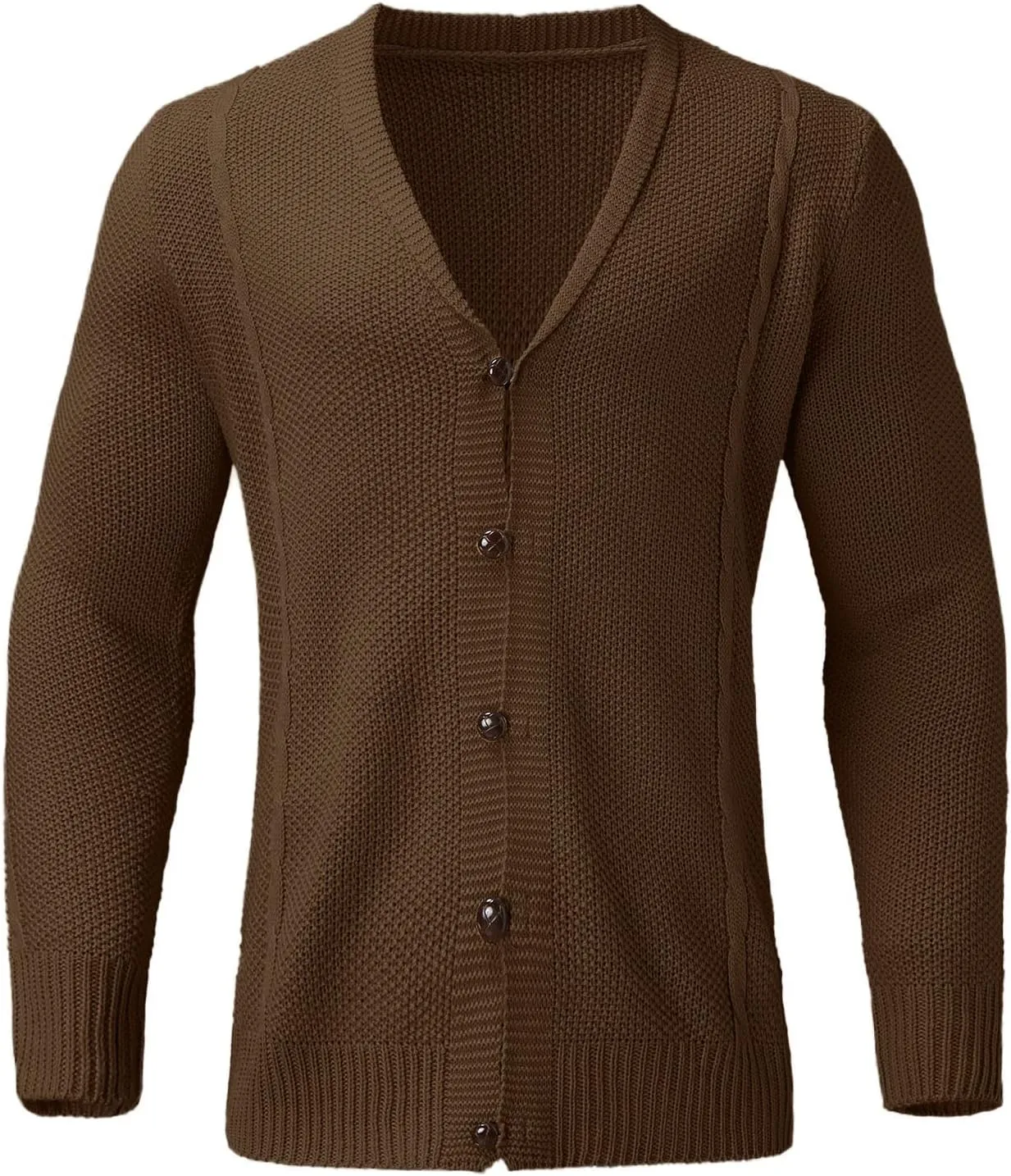 Cardigan Men, Men's Fake 2 Piece Shirt Collar Knitted Cardigan, Mens Long Sleeve Button Slim Fit Cardigan Sweaters