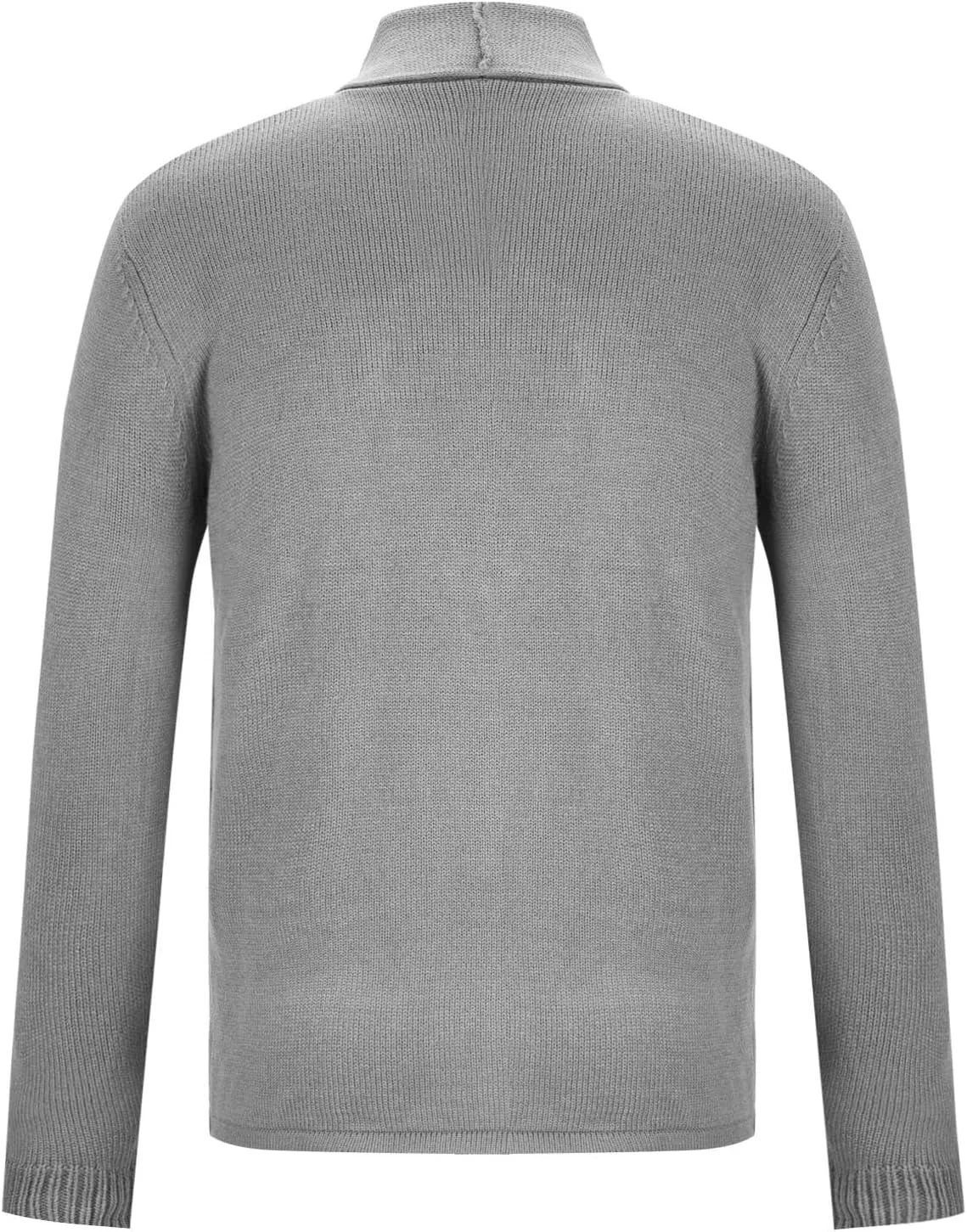 Cardigan Sweater for Men Shawl Collar Knit Cardigan Big and Tall Cardigan Sweater Button Down Knit Sweater with Pocket