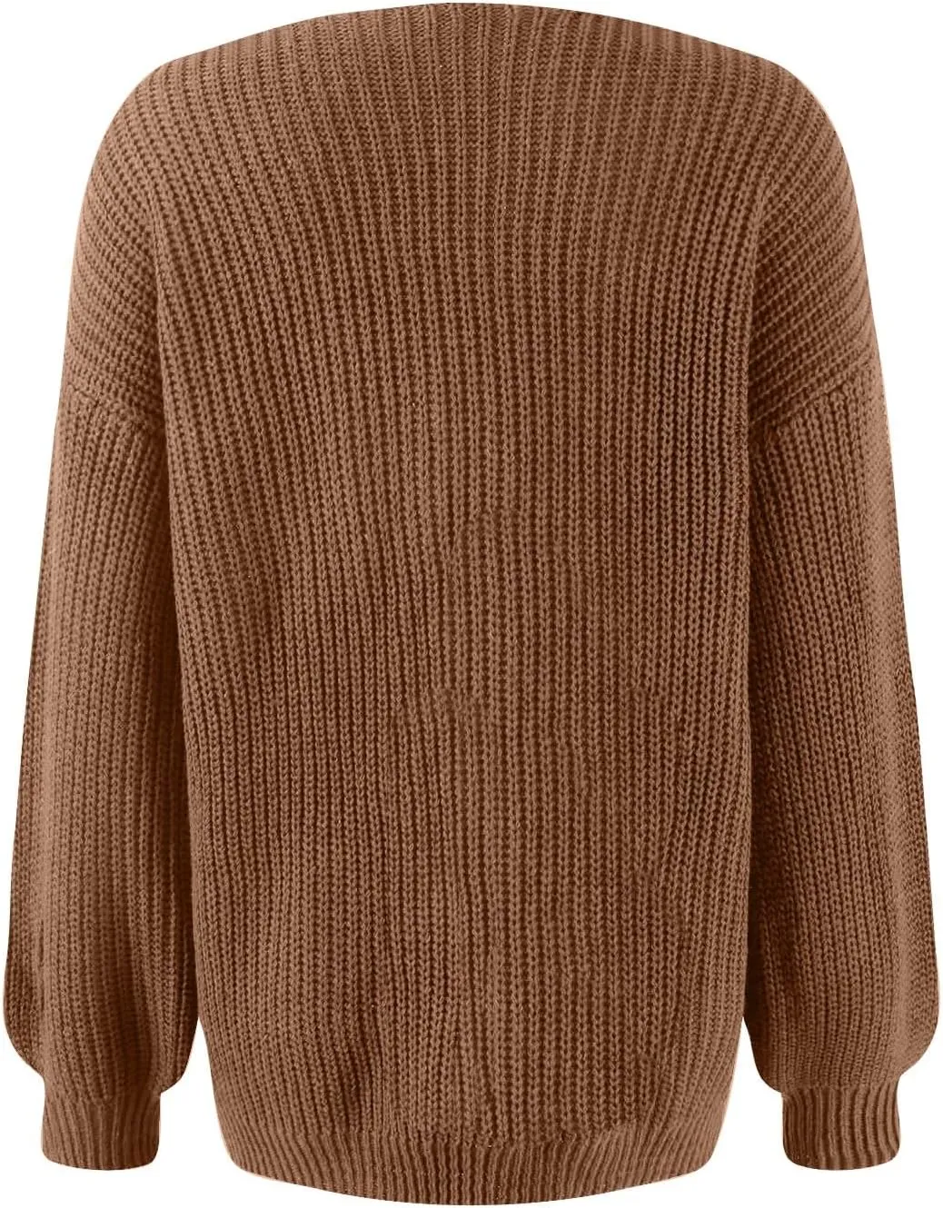 Cardigan Sweaters for Women Open Front Long Sleeve Coat Knit Cropped Sweaters Solid Color Fashion Outwear Cardigan