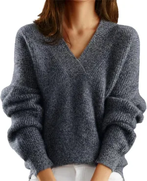 Fall Sweaters,Fall Winter Cable Knit Sweater Trendy Long Sleeve Crew Neck Sweater Soft Casual Loose Chunky Pullover