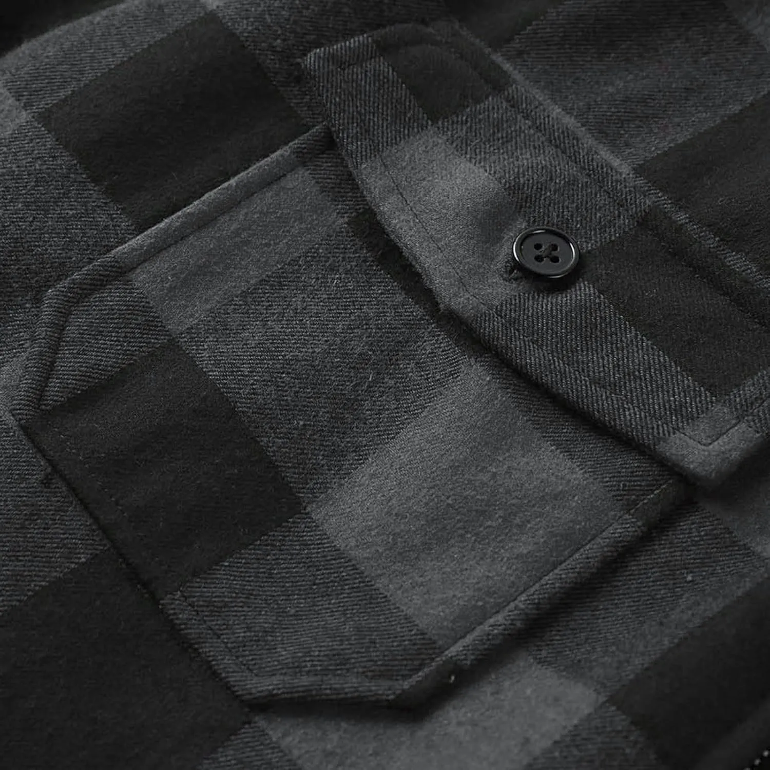 Flannel Jackets for Men Big and Tall Design Plaid Shirt Jacket Relaxed Fit Thicken Warm Sweatshirt Cozy Soft Outwear