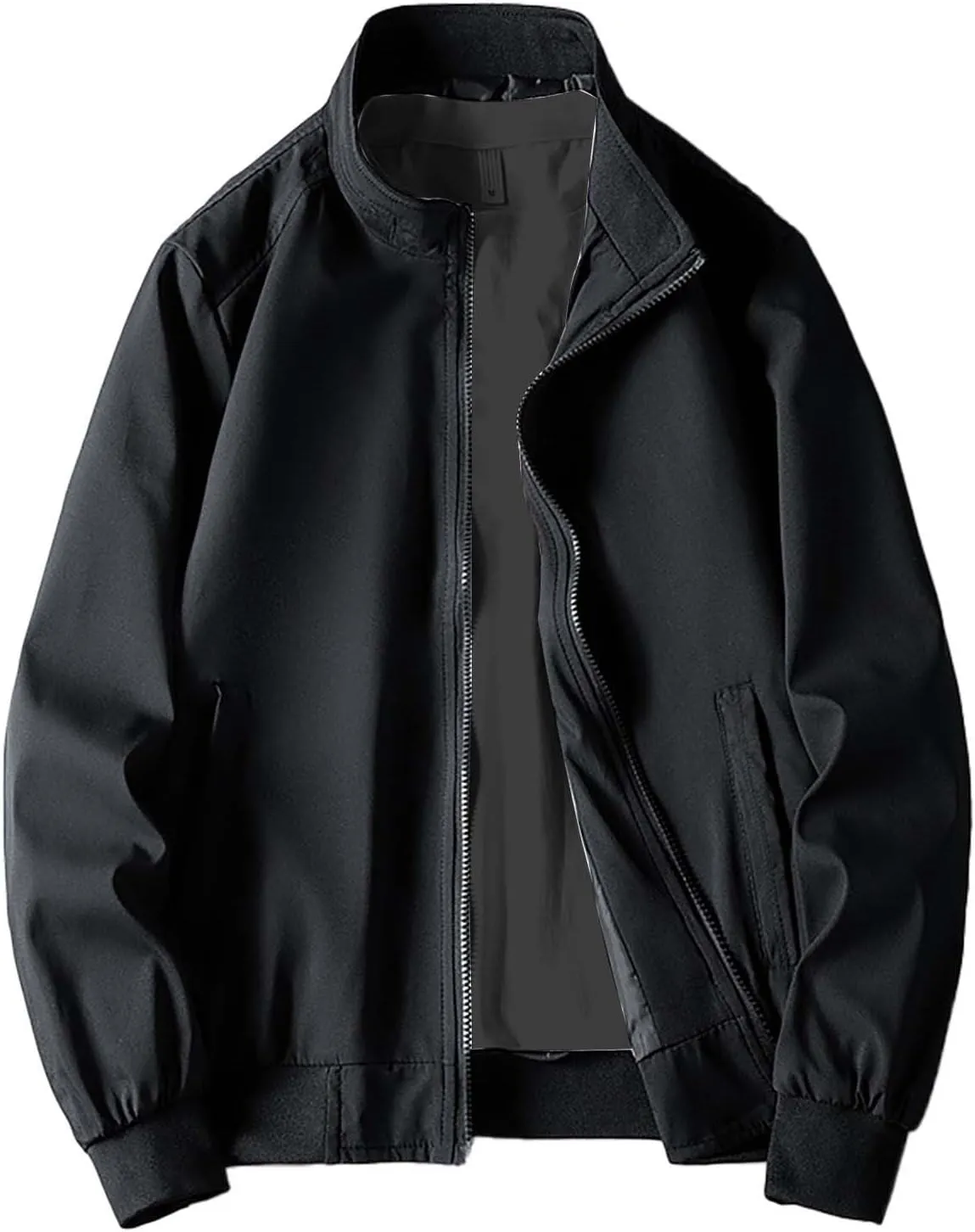 Flannel Shirt Workwear Jacket American Stand Collar Windproof Jacket Heavy Weight Tshirts for Men Raincoat for Men