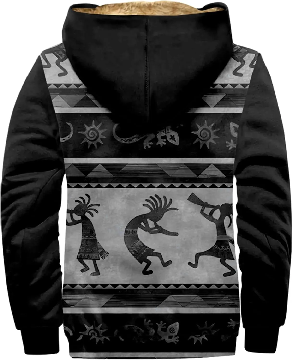 Gentle Loose Novelty Sweatshirts Long Sleeve Zipper Hooded Relaxed Coat Outerwear Jackets for Men