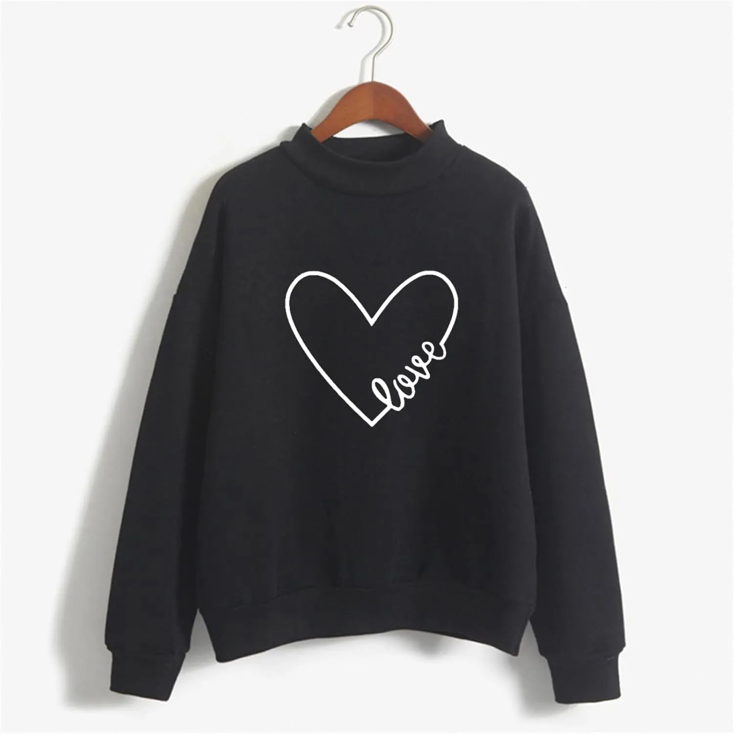 GIERIDUC Oversized Sweatshirt for Women Cute Graphic Crewneck Long Sleeve Casual Fleece Pullover Sweatshirts Loose Tops