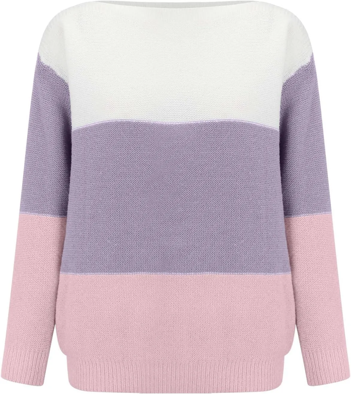 GIERIDUC Womens Oversized Knit Sweater Dressy Casual Crew Neck Floral Sweatshirts Long Sleeve Fall Tops Loose Fit Tunic Tops