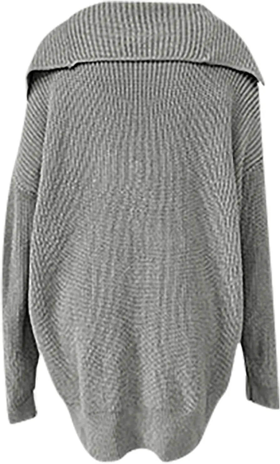 HGps8w Women's Winter Hooded Cardigans Open Front Loose Button Up Long Sleeve Knit Sweater Coat Outerwear with Pockets