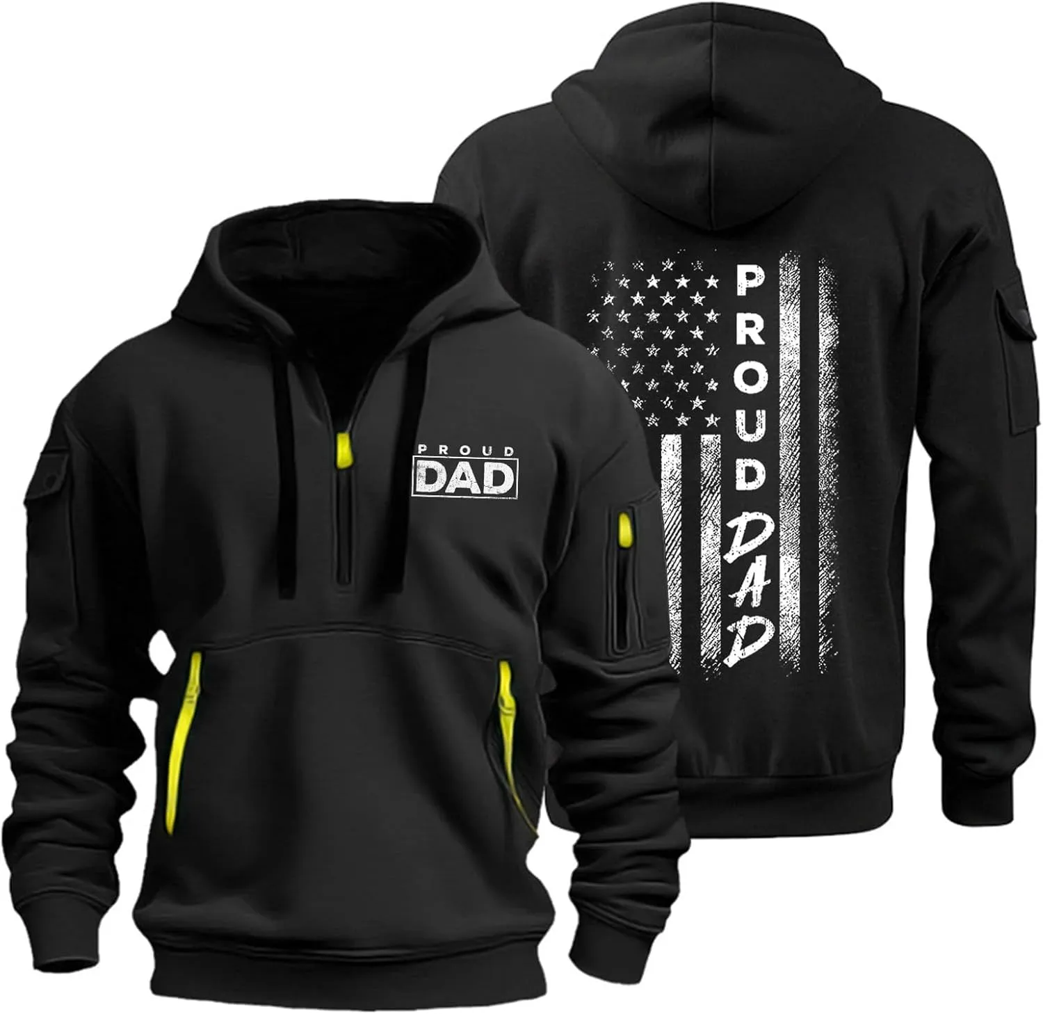 Hoodie For Men Tactical Hoodie Prints Sport Pullover Pocket Long Sleeve Casual Big And Tall Zip Up Hoodies