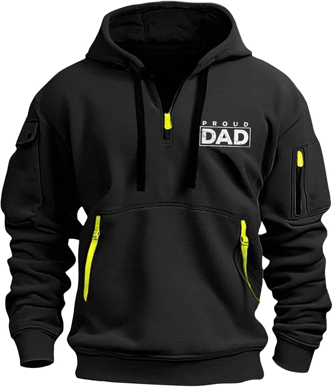 Hoodie For Men Tactical Hoodie Prints Sport Pullover Pocket Long Sleeve Casual Big And Tall Zip Up Hoodies