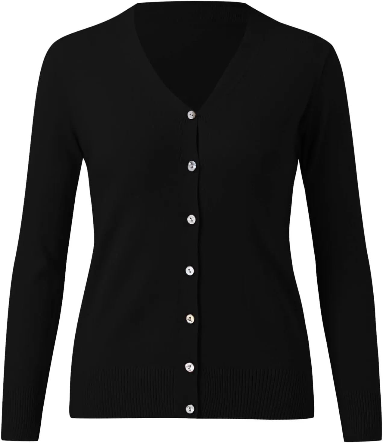 iLH Cardigan Sweaters for Women Lightweight Open Front Cropped Cardigans Button Down Knit Outwear 2024 Fall Casual Coat