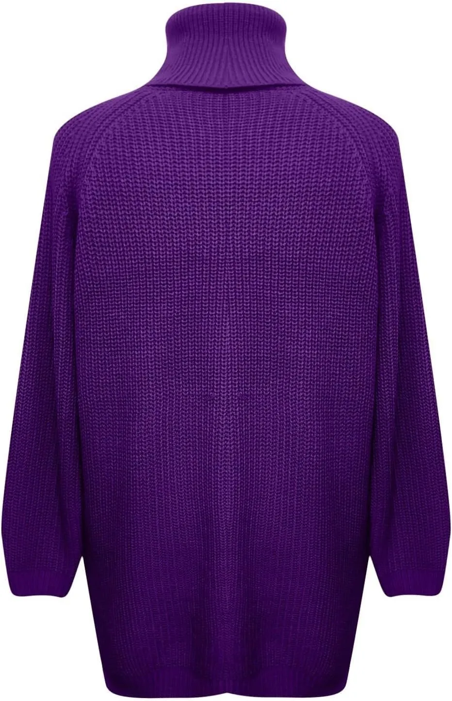 iLH Fall Sweater for Women 2024 Oversize Knit Sweaters Turtleneck Solid Chunky Pullover Sweatshirt Crochet Jumper Tops