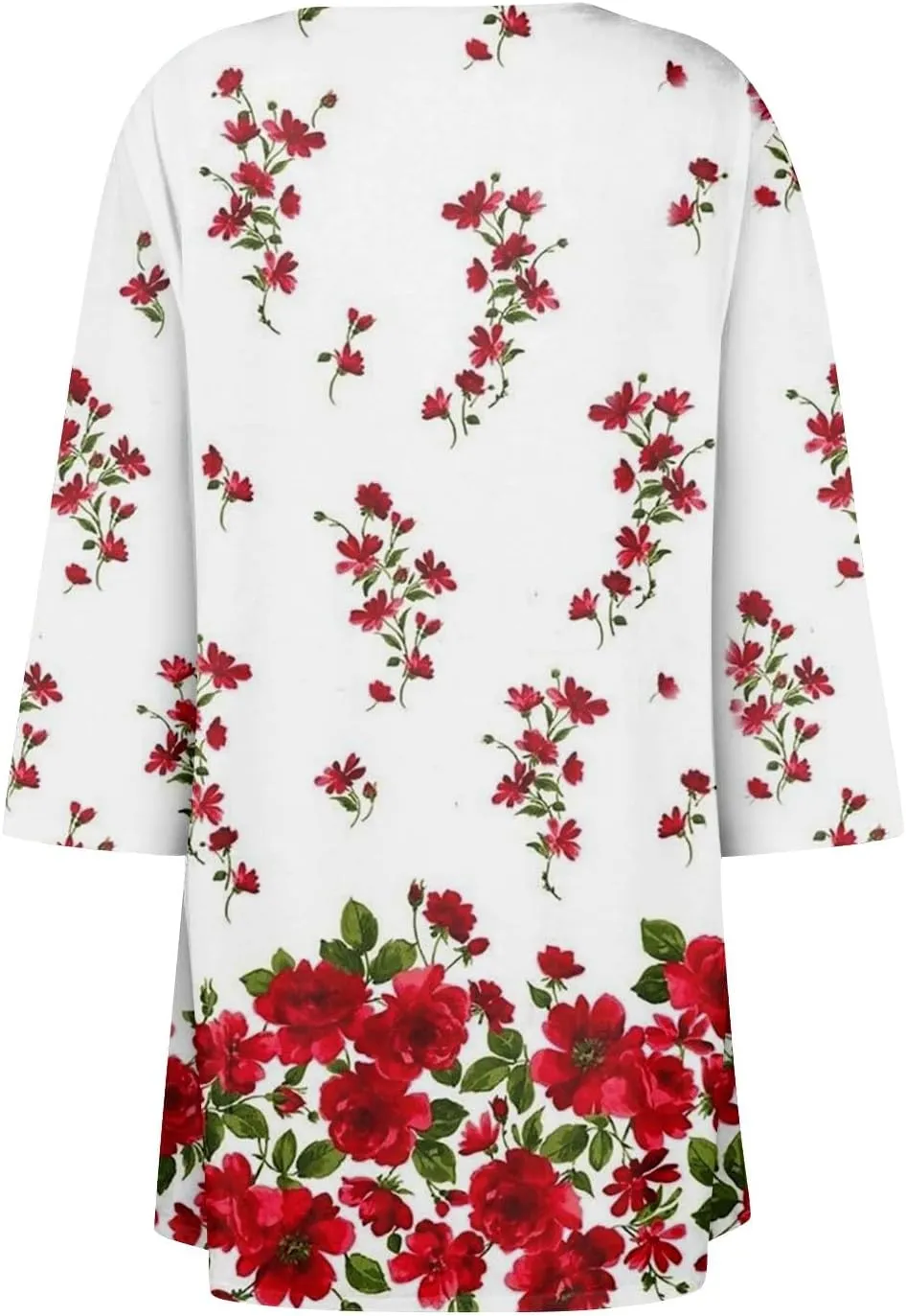 Kimono Cardigan 3/4 Sleeve Cardigan for Women,Plus Size Gradient Open Front Lightweight Summer Cardigan with Pocket