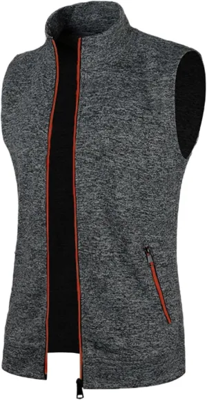Knitted Cardigans for Men Cable Knit Full Zip Up Cardigan Sweater Solid Regular Fit Knit Blazer Jacket with Pockets