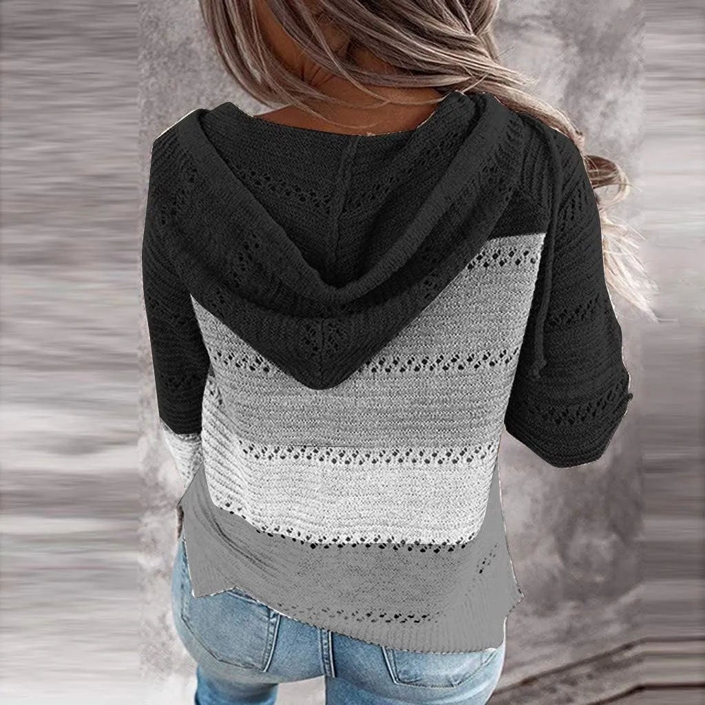 Lightweight Casual Hoodie Threaded Sweater Ladies Zipper Top 2024 Fall Outfits Fashion Clothes Y2K Hoodies Women's