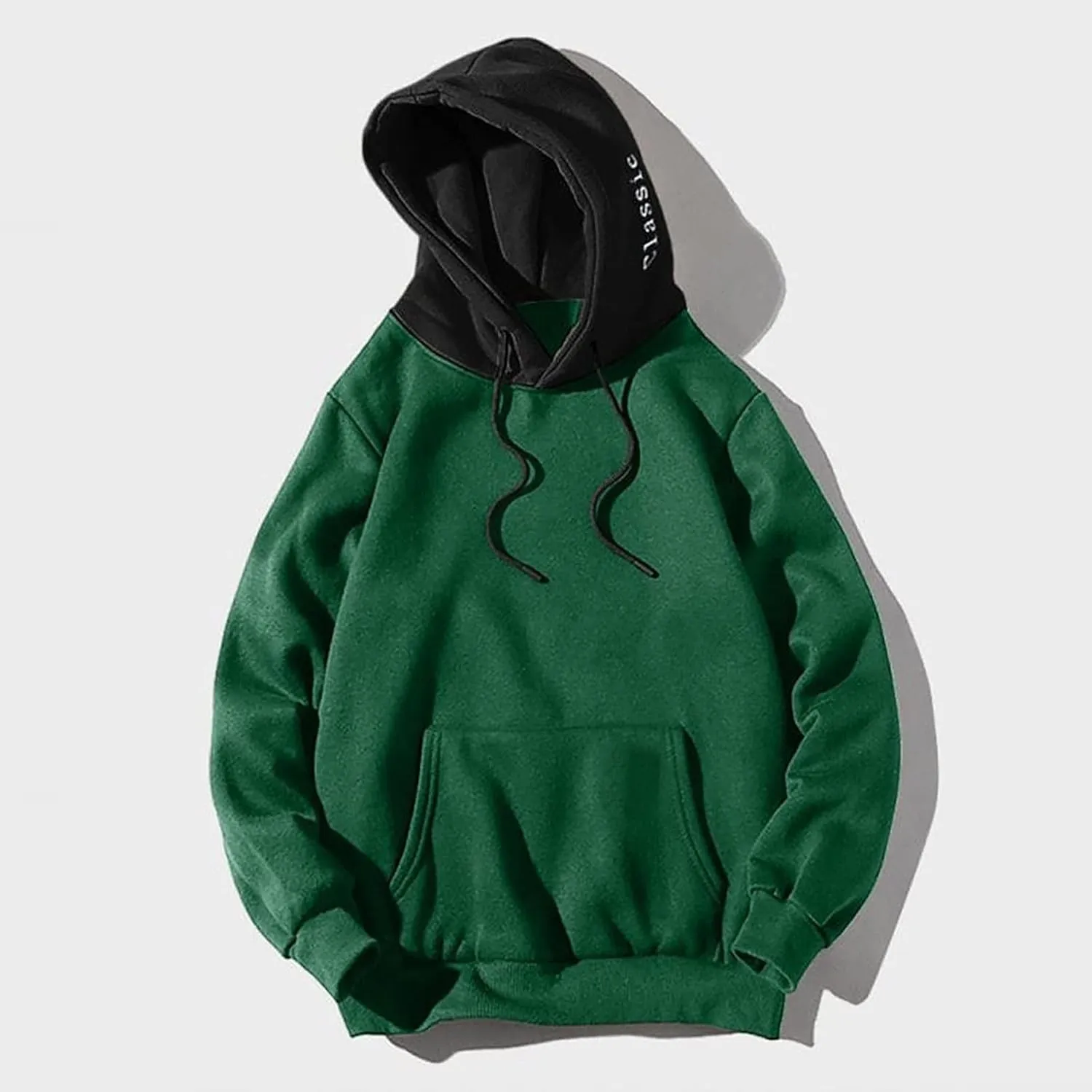 Lightweight Hoodies for Men Casual Patchwork Hooded Top Blouse Sweatshirt with Pockets Coat Cozy Sweatshirts