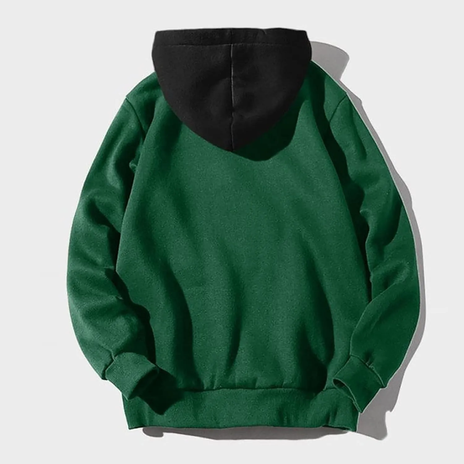 Lightweight Hoodies for Men Casual Patchwork Hooded Top Blouse Sweatshirt with Pockets Coat Cozy Sweatshirts