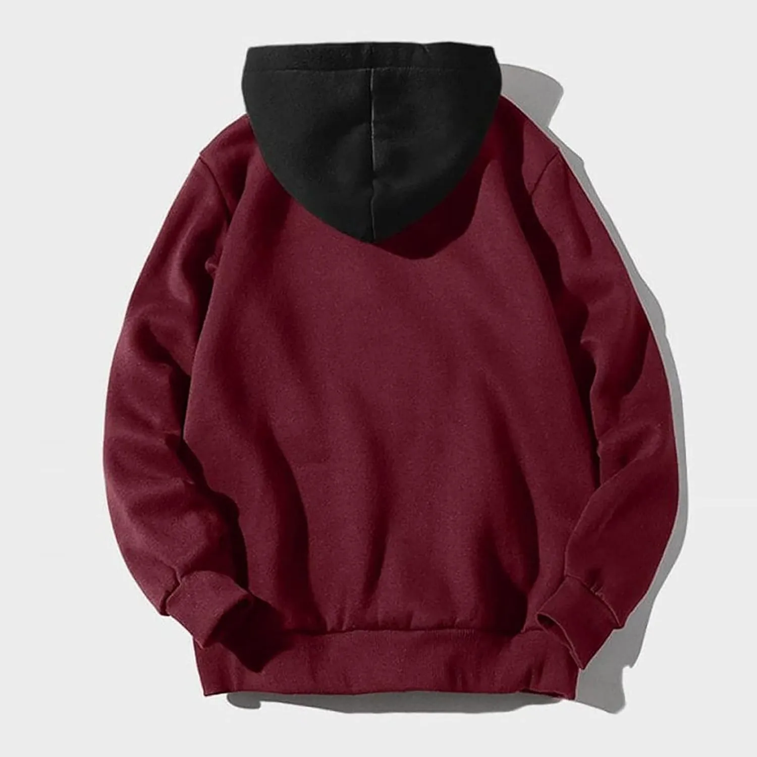 Lightweight Hoodies for Men Casual Patchwork Hooded Top Blouse Sweatshirt with Pockets Coat Cozy Sweatshirts