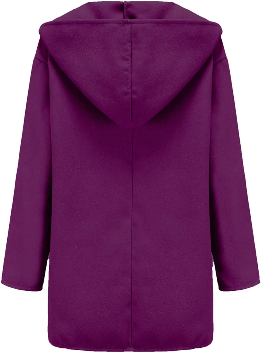 Long Trench Coat for Women Fuzzy Jacket Loose Fitting Warm Winter Outwear Fashion Cropped Trench Coat for Women 2024