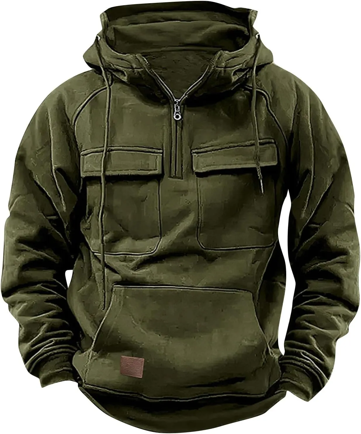 Men Sweatshirts Hoodies Mens Hoodies Pullover Solid Color Casual Trendy Winter Long Sleeve Sweatshirt Tops with Pocket