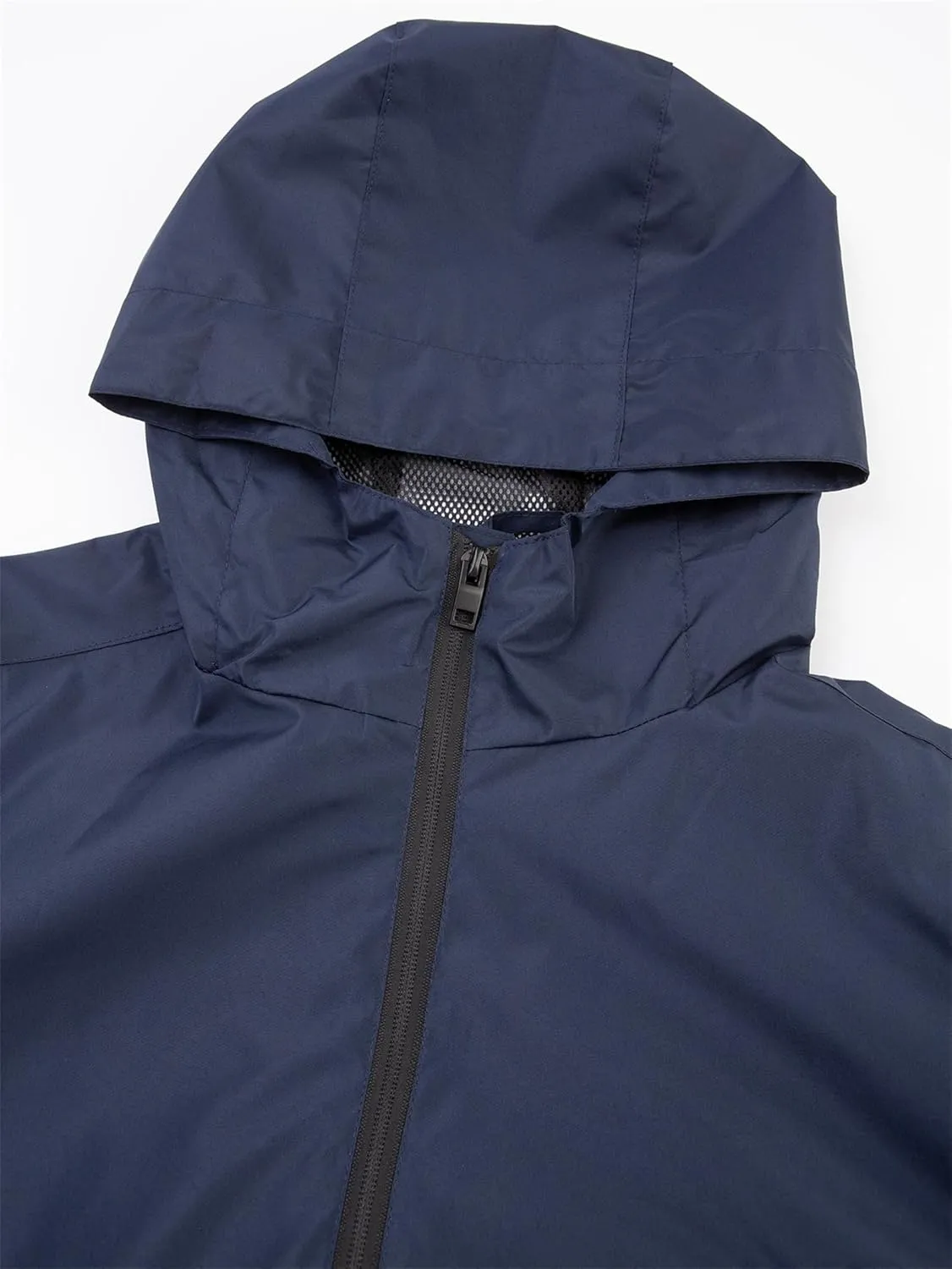 Mens Bomber Jacket Lightweight Waterproof Hiking Jackets Windbreaker Zip Up Hoodie Thin Raincoat with Hood Outerwear