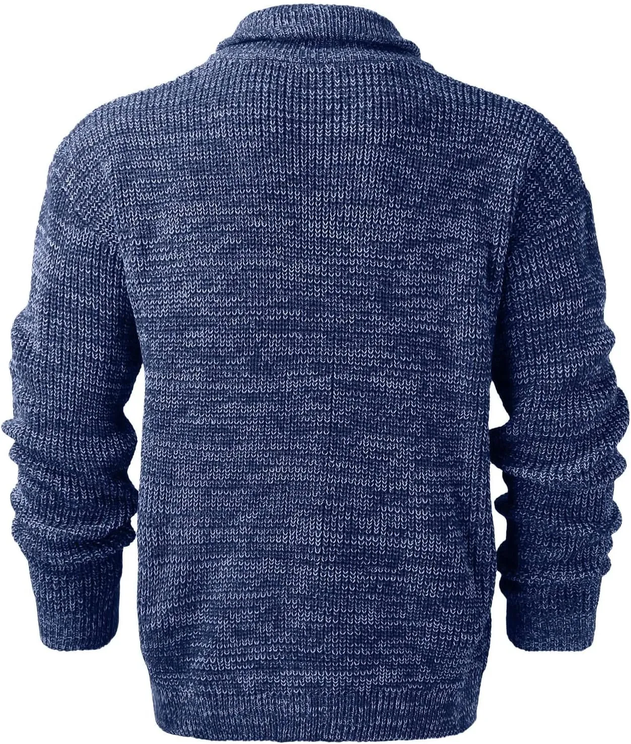Mens Cable Knit Cardigan Sweater Shawl Collar Knit Blazer Jackets Button Down Fall Winter Faux Wool Chunky Sweaters