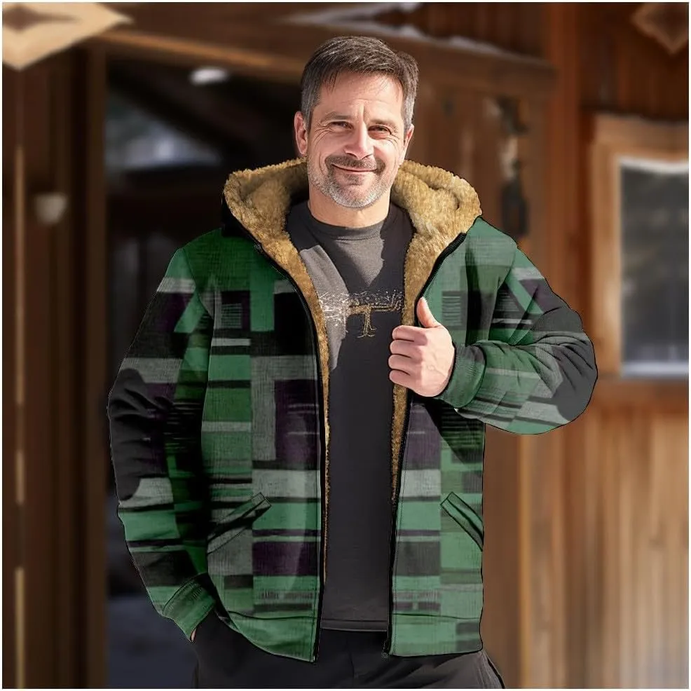 Men's Fashion Sweatshirts Coats Long Sleeve Zipper Hooded Relaxed Coat Hiking Travel for Men
