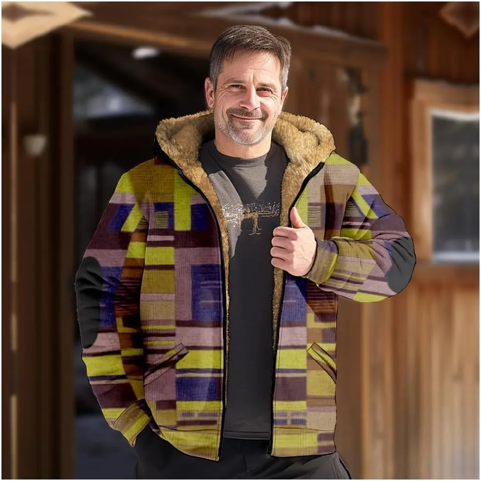 Men's Fashion Sweatshirts Coats Long Sleeve Zipper Hooded Relaxed Coat Hiking Travel for Men