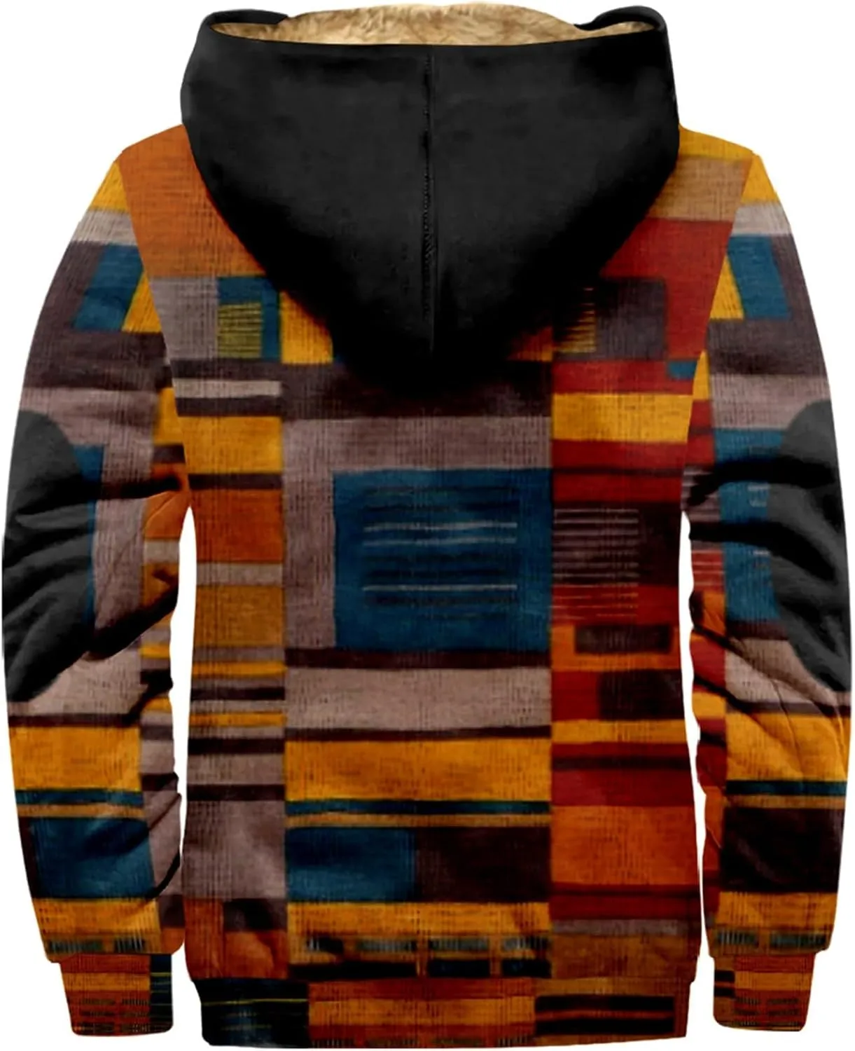 Men's Fashion Sweatshirts Coats Long Sleeve Zipper Hooded Relaxed Coat Hiking Travel for Men