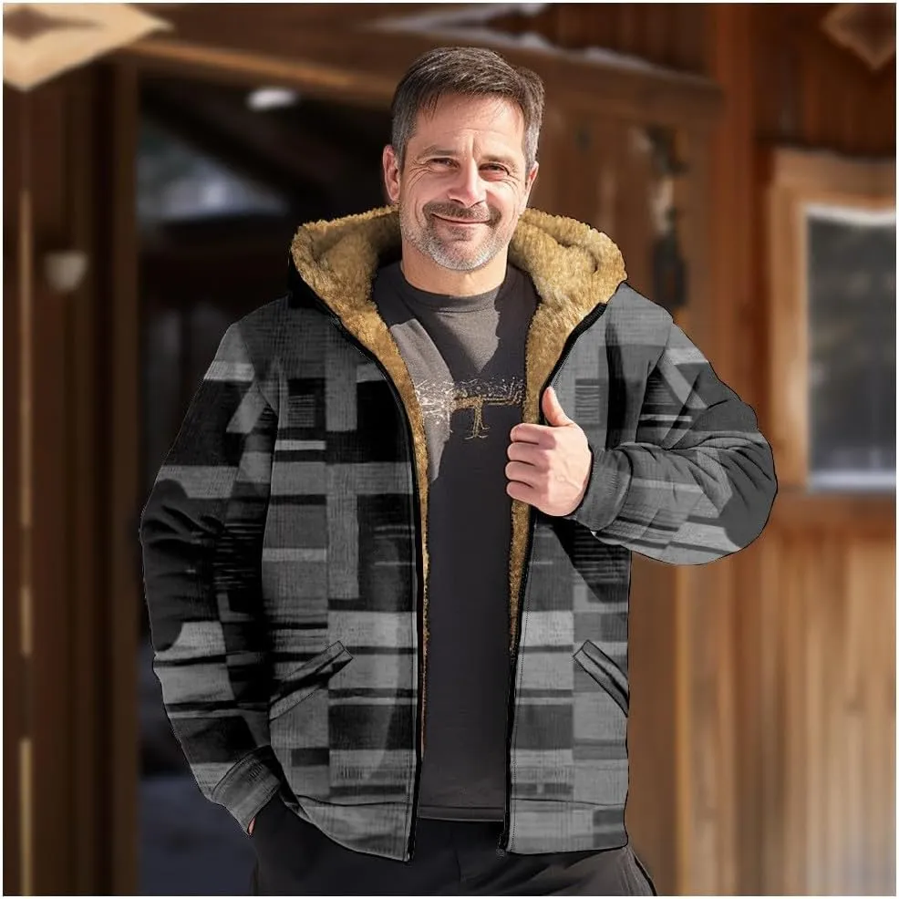 Men's Fashion Sweatshirts Coats Long Sleeve Zipper Hooded Relaxed Coat Hiking Travel for Men