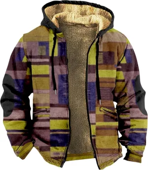 Men's Fashion Sweatshirts Coats Long Sleeve Zipper Hooded Relaxed Coat Hiking Travel for Men
