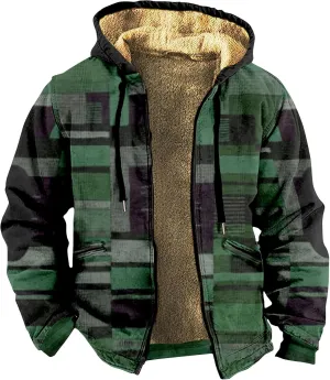 Men's Fashion Sweatshirts Coats Long Sleeve Zipper Hooded Relaxed Coat Hiking Travel for Men