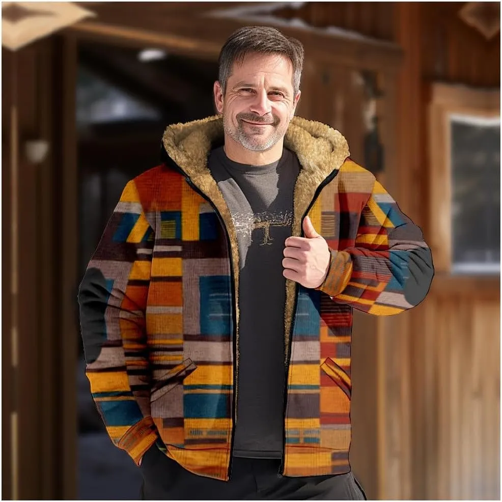 Men's Fashion Sweatshirts Coats Long Sleeve Zipper Hooded Relaxed Coat Hiking Travel for Men