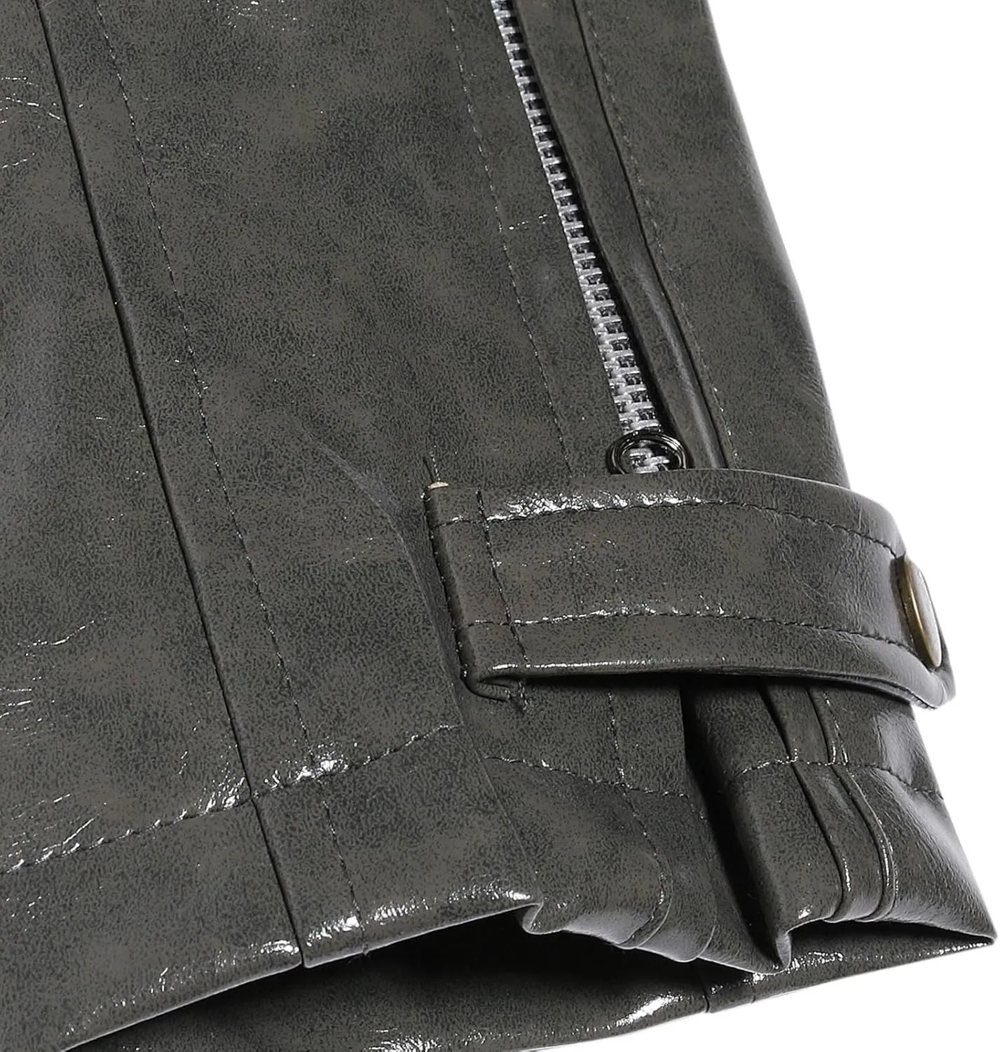 Mens Faux Leather Vintage Bomber Jacket PU Leather Warm Duffle Trench Coat Warm Lined Mountain Motorcycle Jackets
