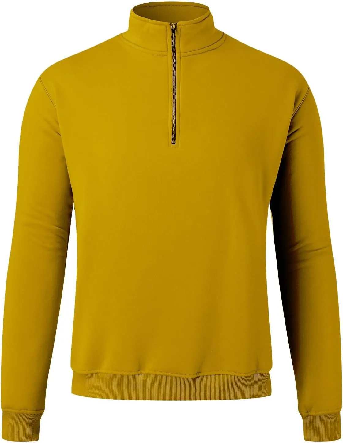 Men's Fleece Crewneck Sweatshirt Zipper Long Sleeved Hoodie Pullover Hooded Sweatshirt Sweat Shirt Mens Sweat Shirt