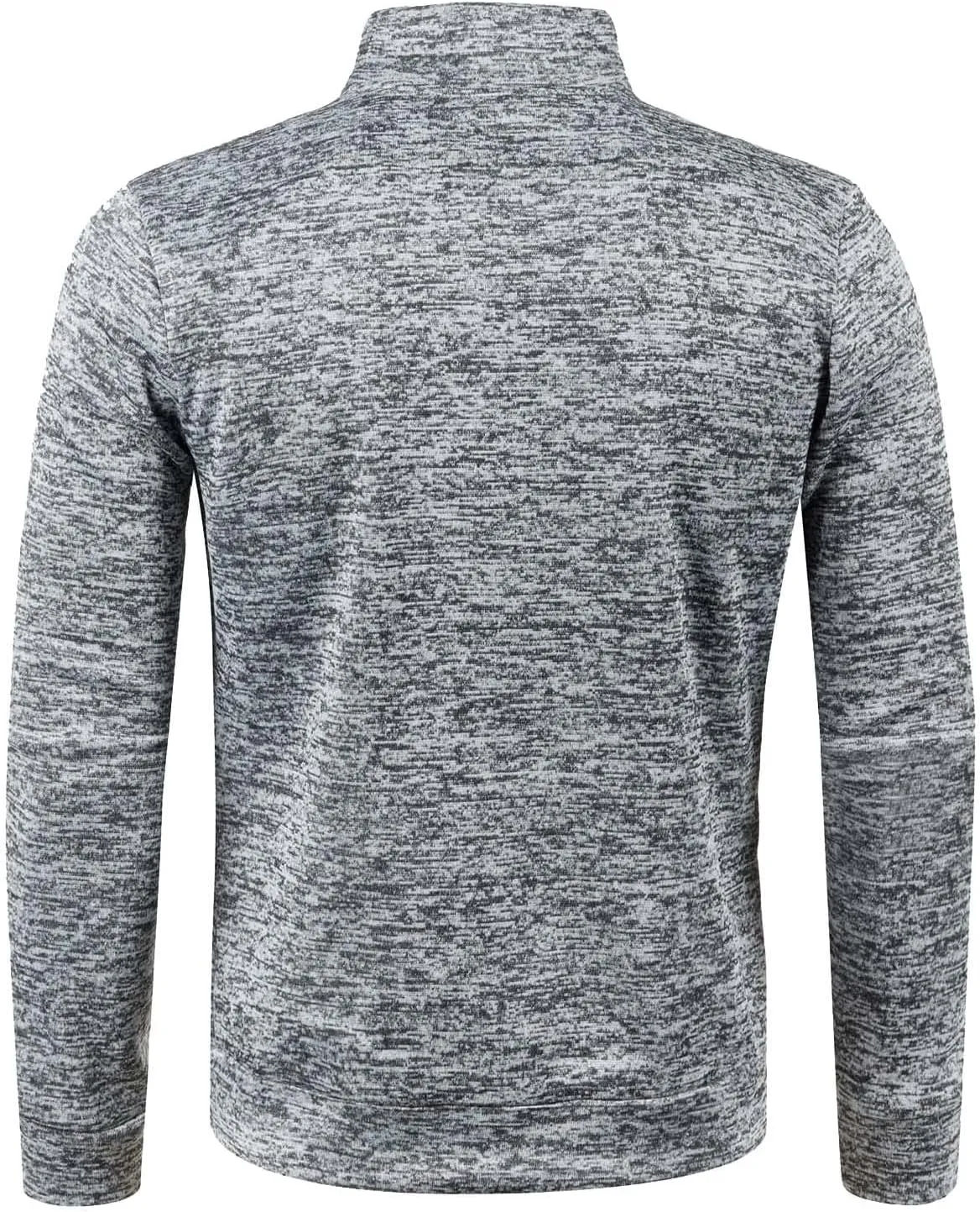 Men's Full Zip Cardigan Sweaters Casual Stand Collar Cardigan Slim Fit Knitted Sweater Thin Fleece Sweater Jackets