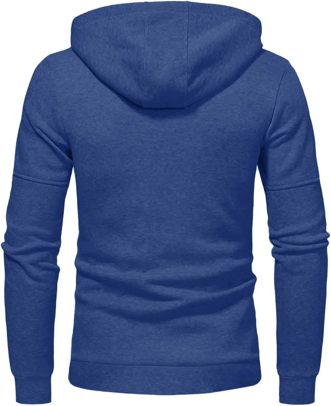 Men's Full Zip Heavyweight Hoodie Men's Spring And Autumn Long Sleeve Half Zip Sportswear Men's Pullover Club Hoodie