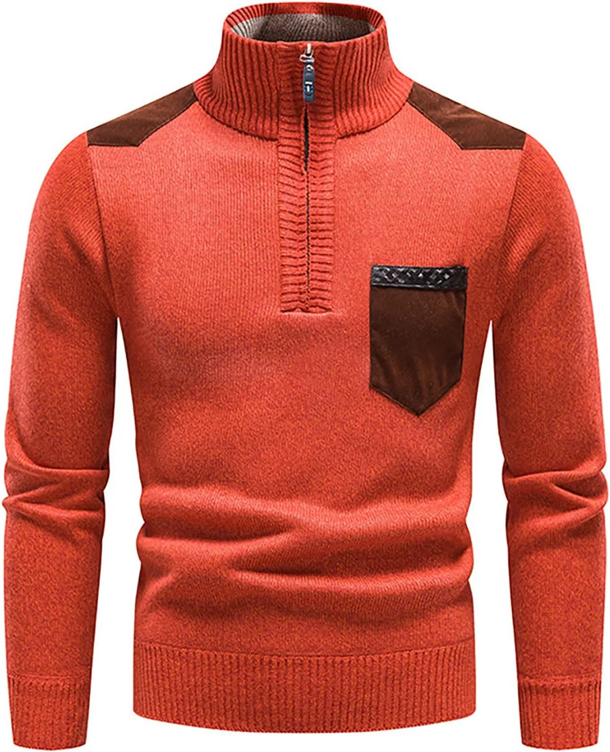 Mens Hooded Sweatshirt Fashion Long Sleeve Warm Solid Color Hooded Jackets Tops Mens Thermal Hoodie