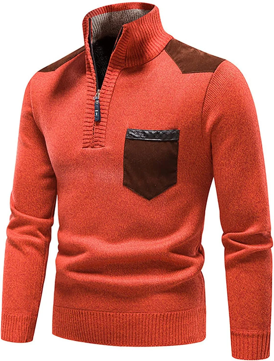 Mens Hooded Sweatshirt Fashion Long Sleeve Warm Solid Color Hooded Jackets Tops Mens Thermal Hoodie