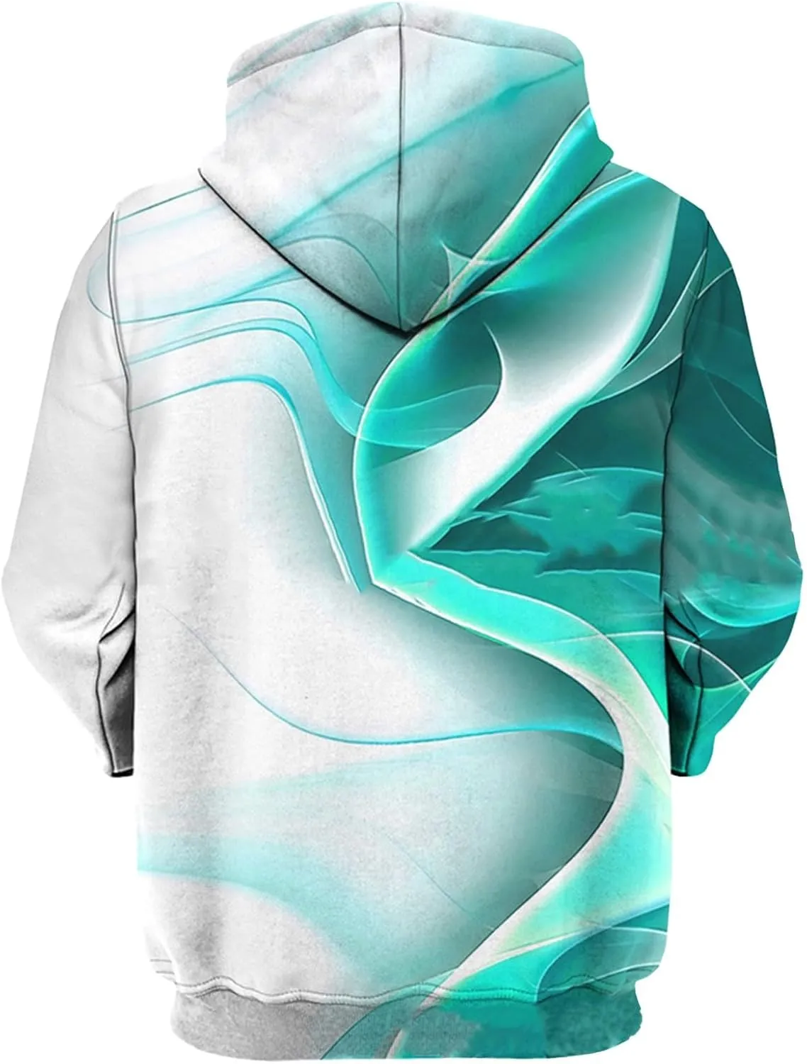 Men's Hoodies 3D Lightning Print Pullover Hooded Sweatshirt With Pockets XXL, 6XL