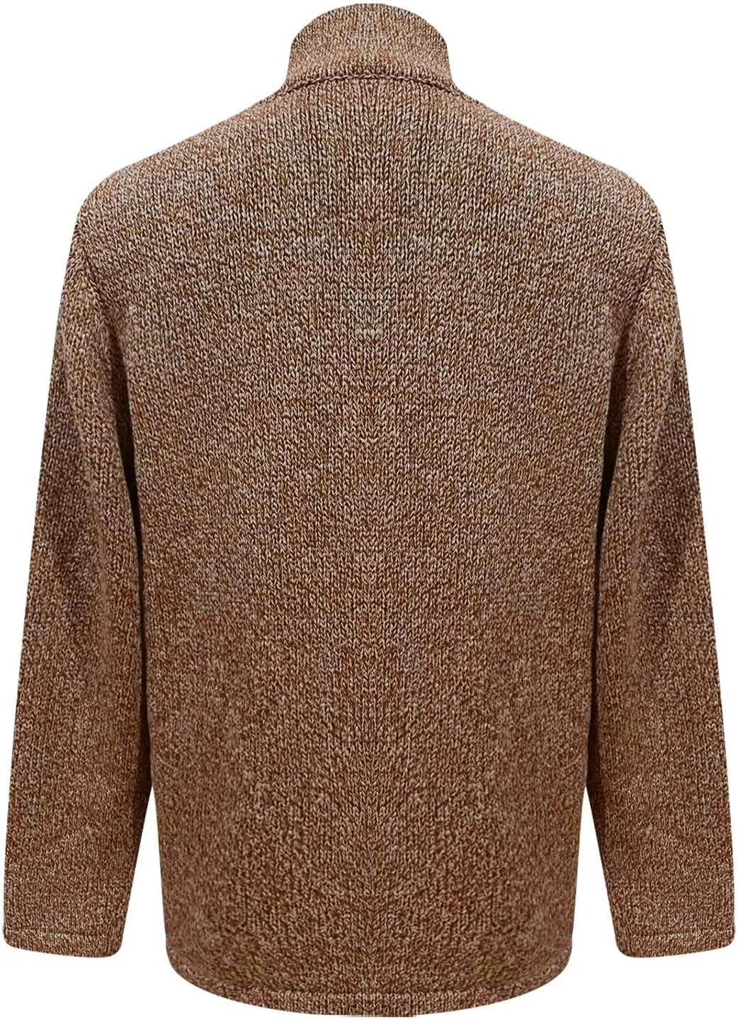 Mens Shawl Collar Cardigan Sweater Cable Knit Button Down Fall Winter Chunky Sweaters Open Front Rainbow Jumpers