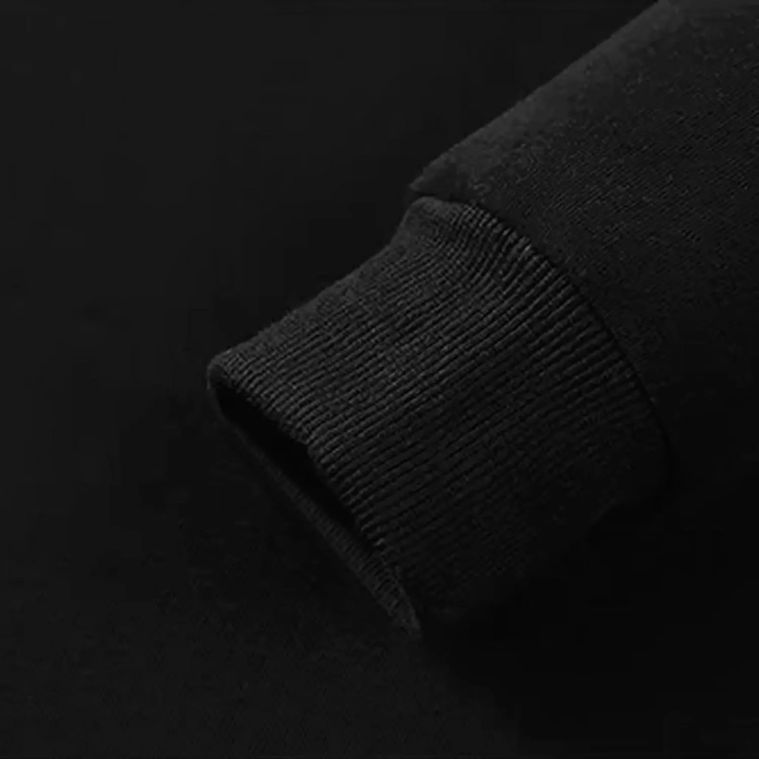 Mens Sherpa Lined Sweatshirts Warm Soft Crewneck Fleece Pullover Winter Heavyweight Long Sleeve Underwear with Pocket