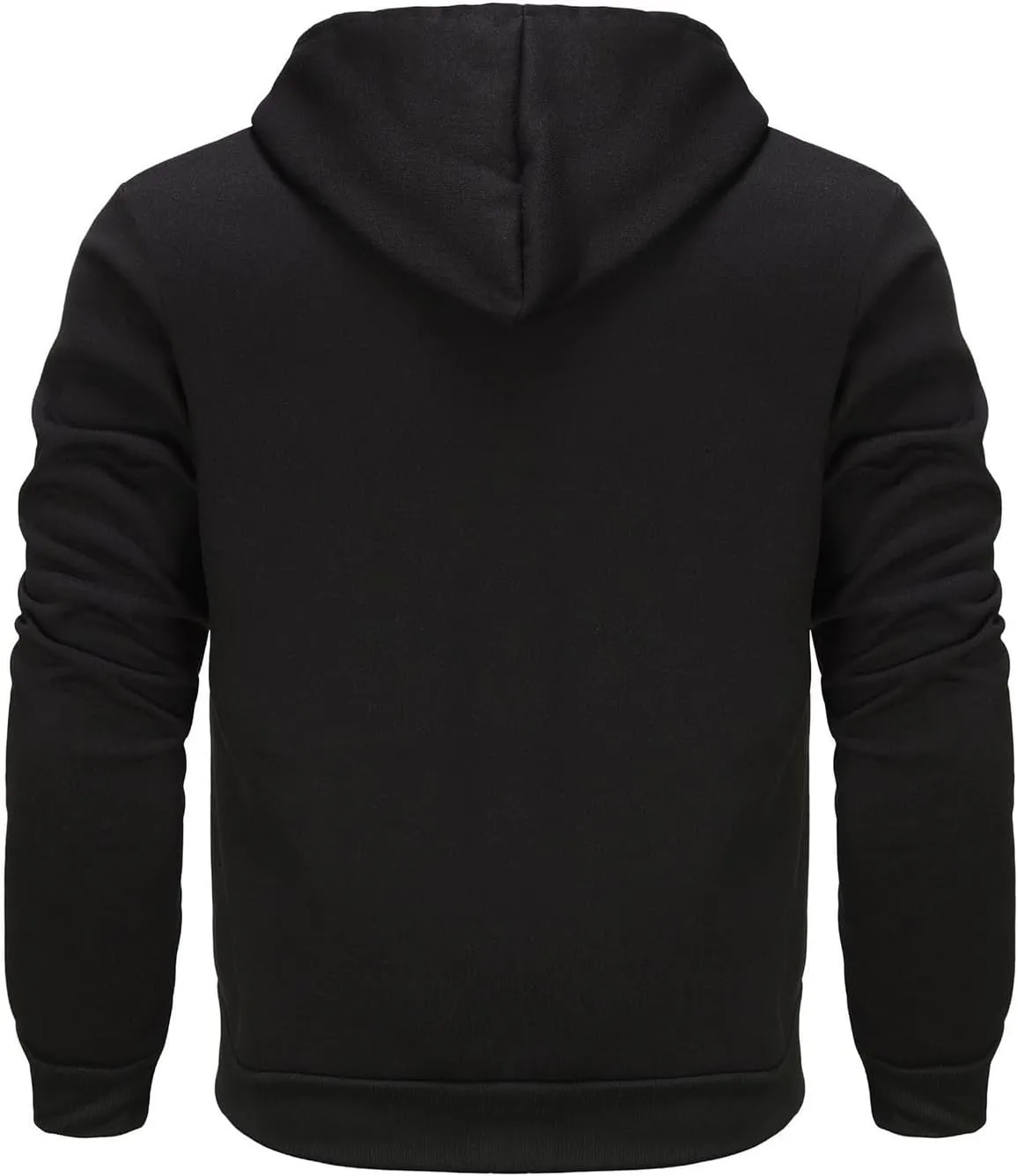 Mens Sweatshirts Hoodies Fashion Full Zip Hooded Stylish Zip Up Jacket Big And Tall Long Sleeve Coat With Pockets