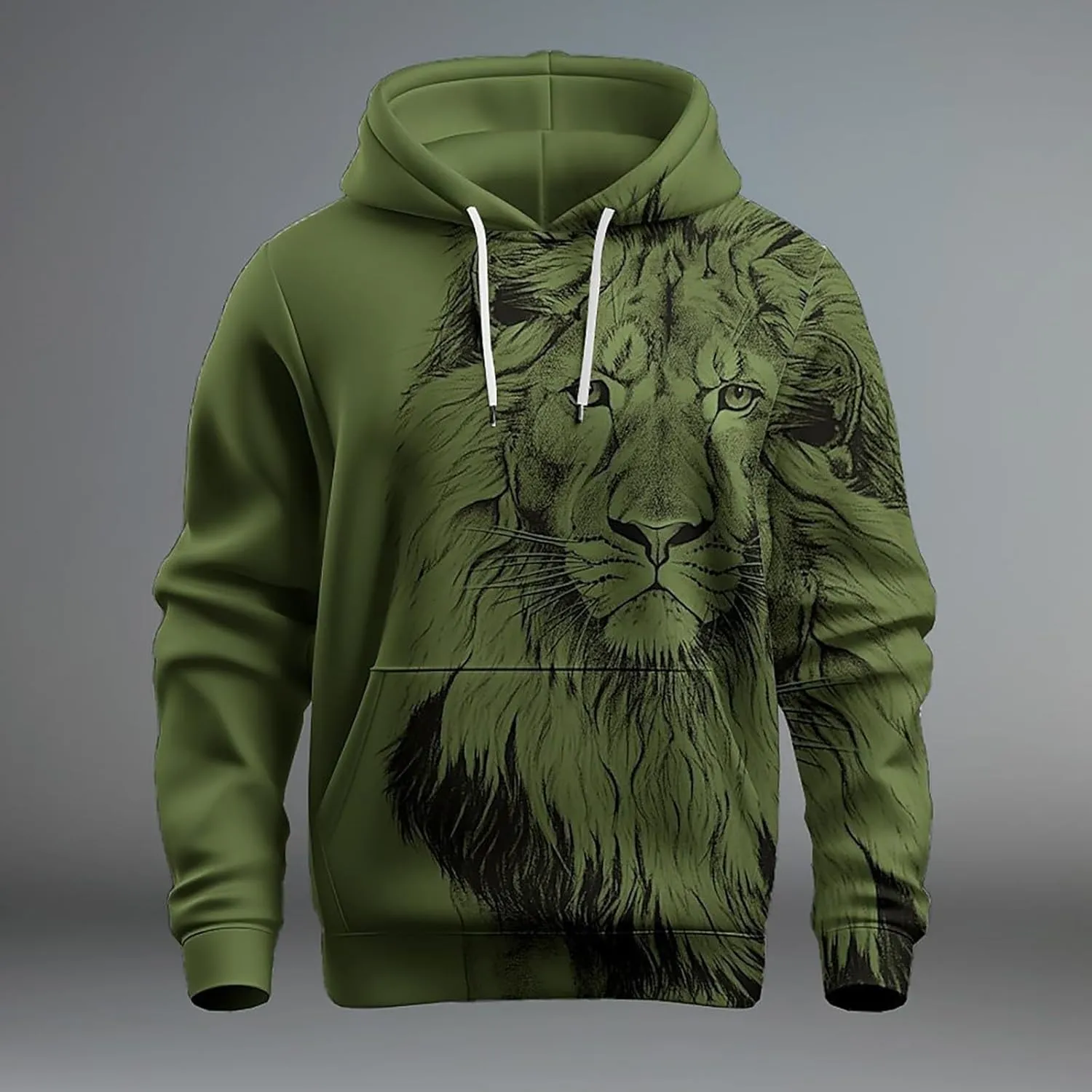 Mens Sweatshirts Winter Vintage Long Sleeve Hoodie Half Zipper Hooded Sweatshirt Top Workwear Multi Pocket Outdoor