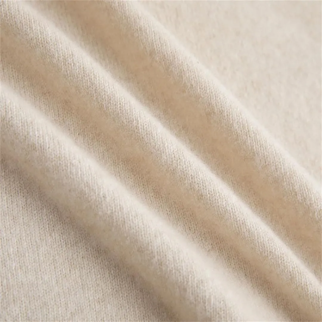 Men's V-Neck Jumper Warm First-Line Sweater Business Basic Knit Top
