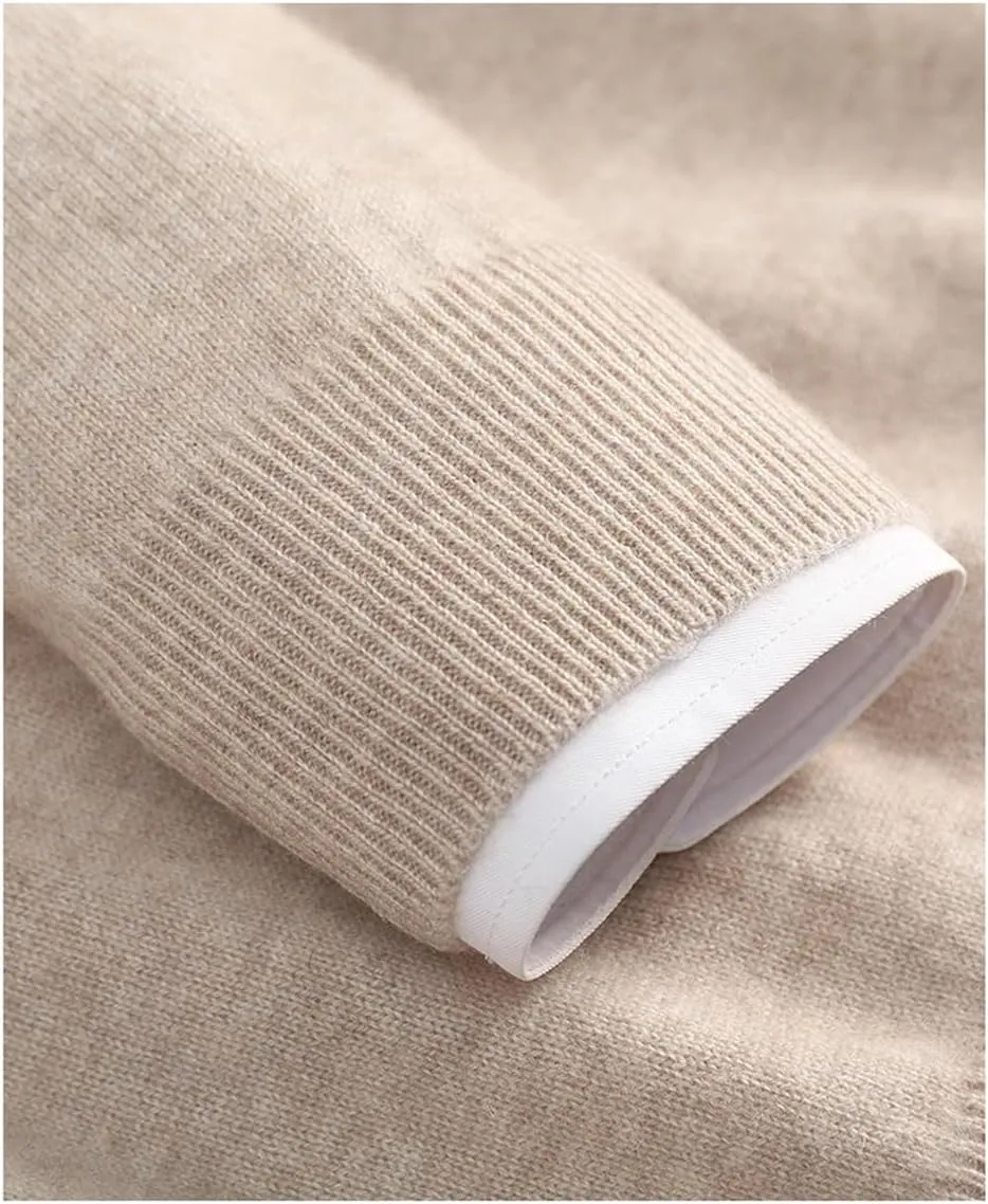 Men's V Neck Long Sleeve Sweater Slim Fit Lightweight Soft Solid Color Sweaters Mens Loose Casual Knit Sweater