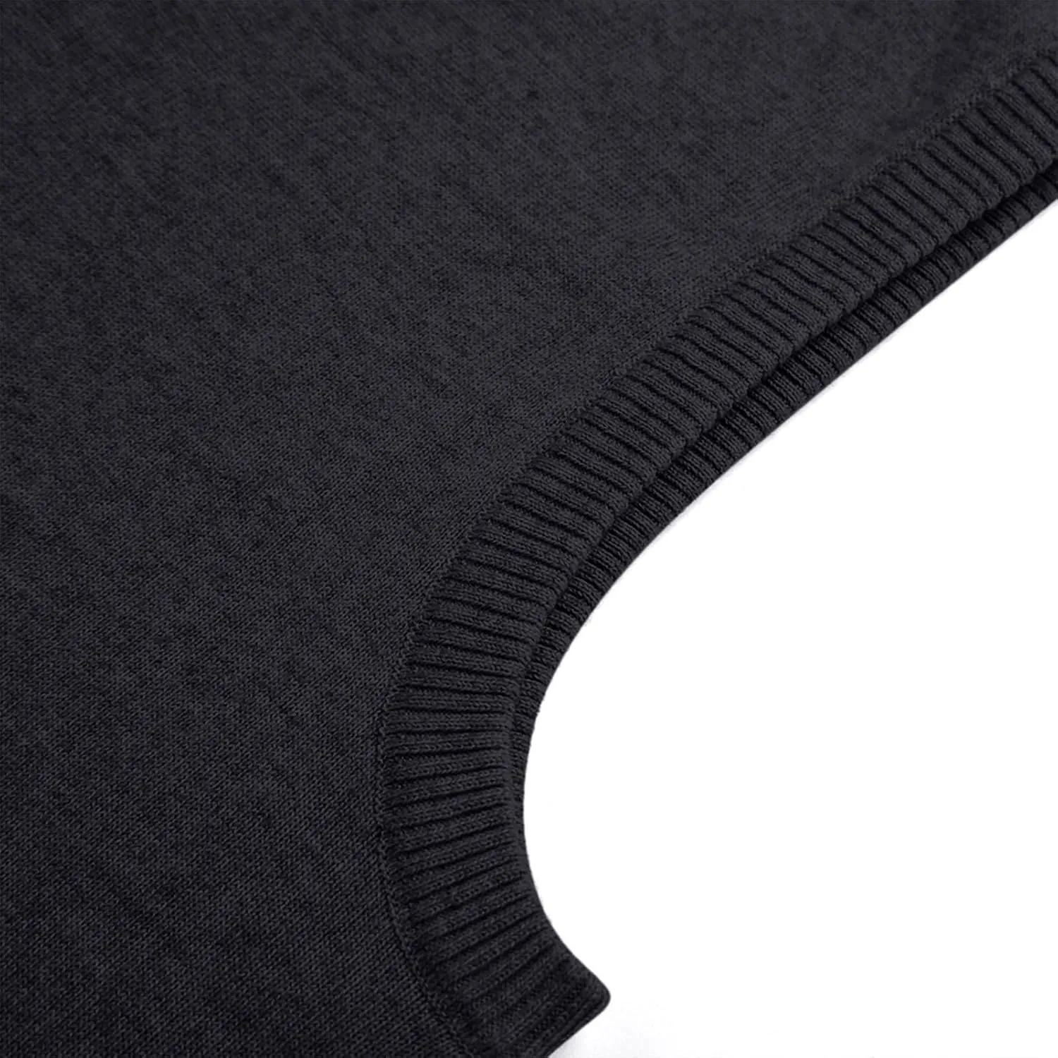 Men's V Neck Sweater Vest Knitted Pullover Sleeveless Knit Soft Casual Loose Vest Fashion 2025 Fall Spring