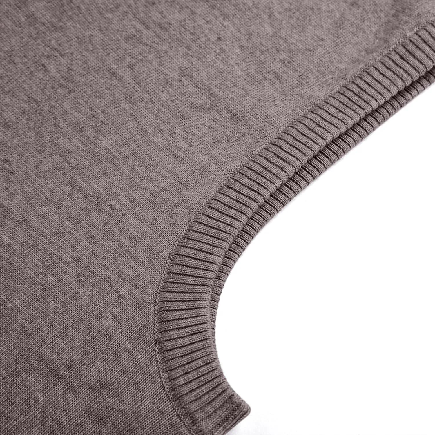 Men's V Neck Sweater Vest Knitted Pullover Sleeveless Knit Soft Casual Loose Vest Fashion 2025 Fall Spring