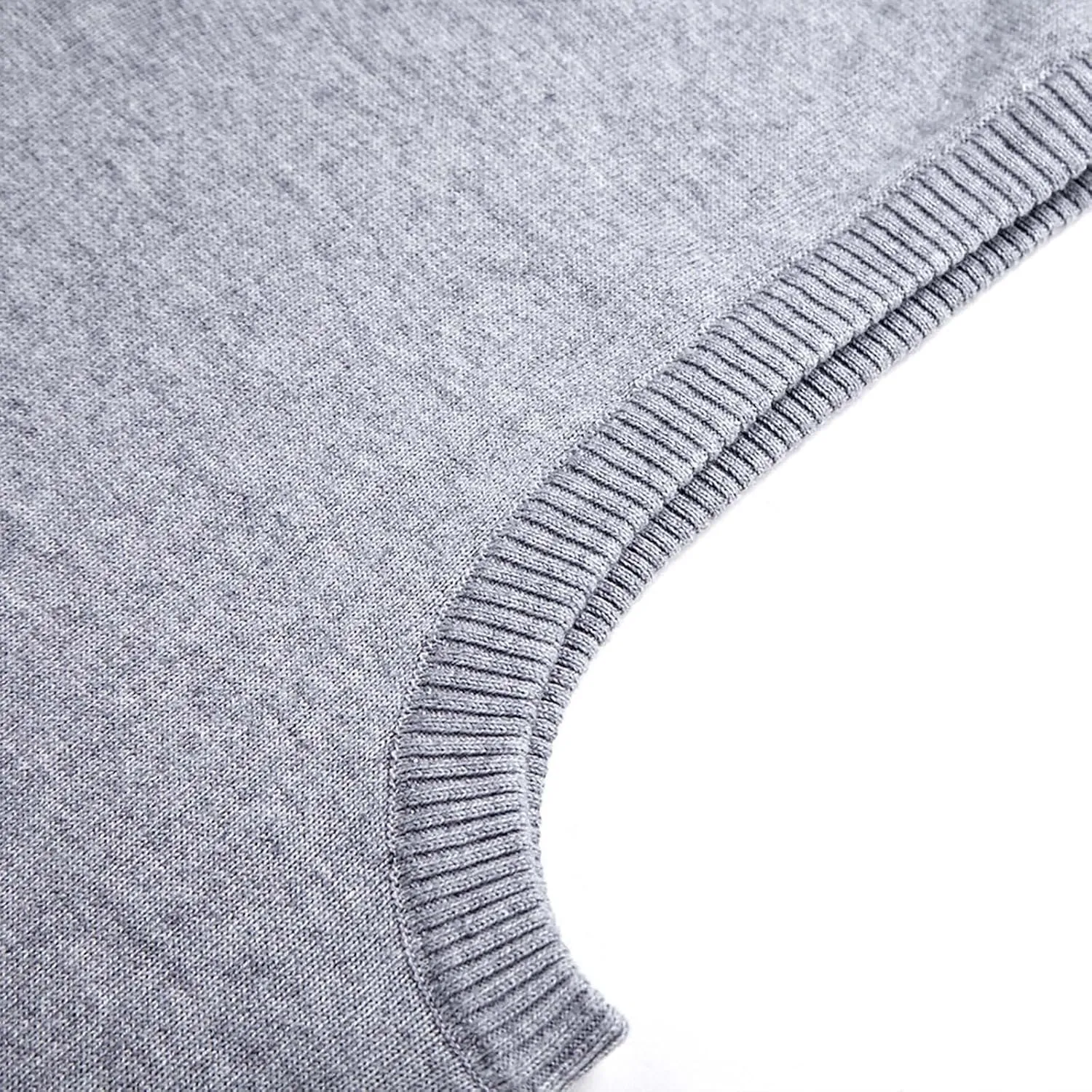 Men's V Neck Sweater Vest Knitted Pullover Sleeveless Knit Soft Casual Loose Vest Fashion 2025 Fall Spring